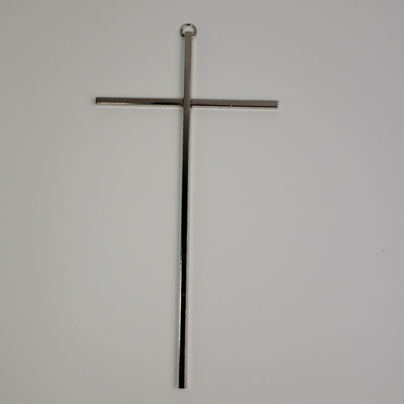 Wall Cross Silver Tone (NEW ITEM)